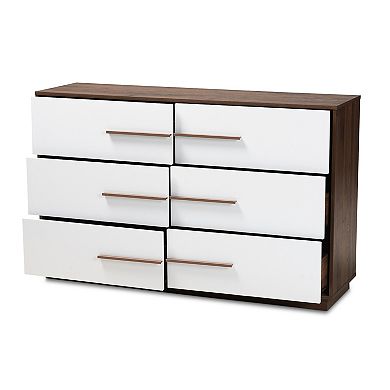 Baxton Studio Mette Medium Brown Dresser