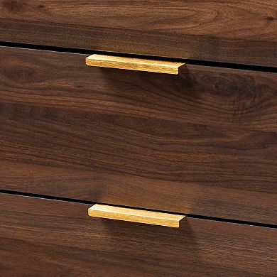 Baxton Studio Lena Medium Brown Chest