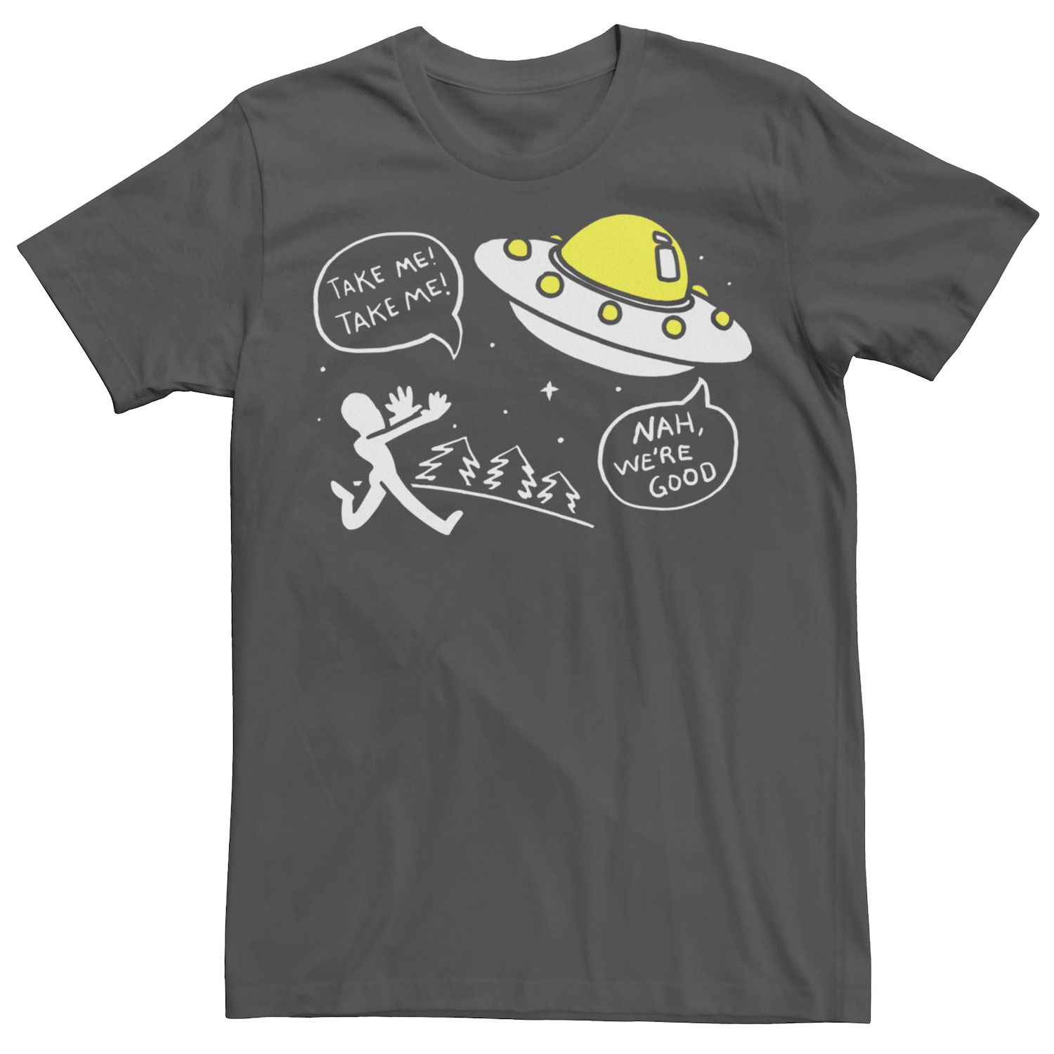 Image for Licensed Character Men's Alien Abduction Tee at Kohl's.