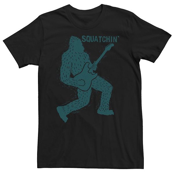 Men's Sasquatch Playing Guitar Tee