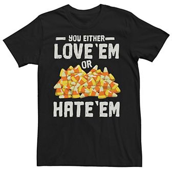 Men's Candy Corn Love 'Em or Hate 'Em Tee