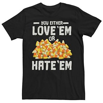 Men's Candy Corn Love 'Em or Hate 'Em Tee