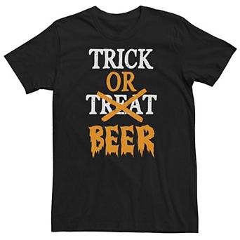 Men's Trick Or Beer Halloween Tee