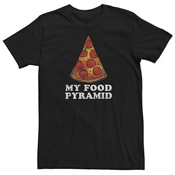 Men's Pizza "My Food Pyramid" Tee