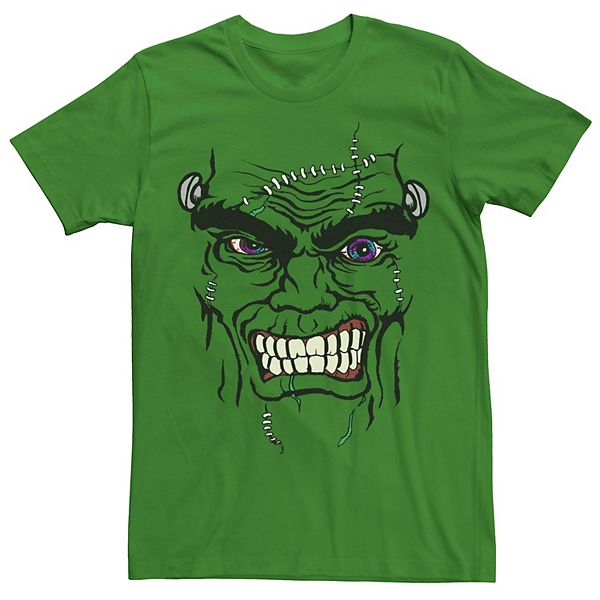 Men's Frankenstein Angry Face Tee