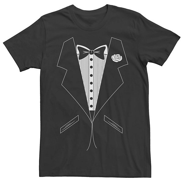 Tuxedo shirt hotsell t shirt