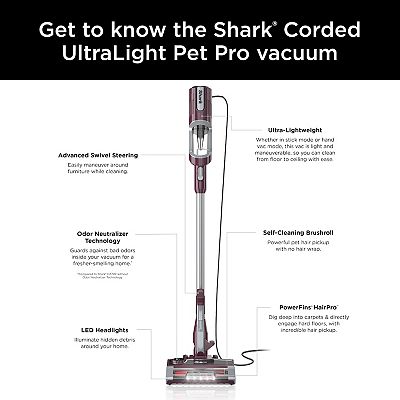 pet hair best shark corded stick vacuum