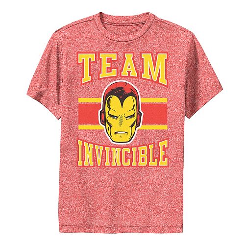 Boys 8 20 Marvel Classic Team Invincible Iron Man Performance Tee