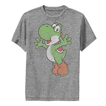 Boys 8-20 Nintendo Super Mario Yoshi Classic Jump Portrait Performance Tee