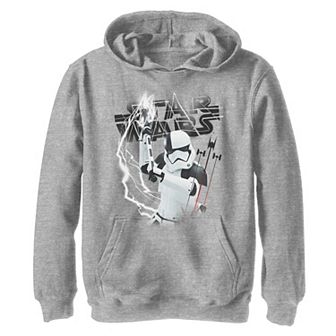 Boys 8-20 Star Wars Last Jedi Stormtrooper Electrical Logo Hoodie