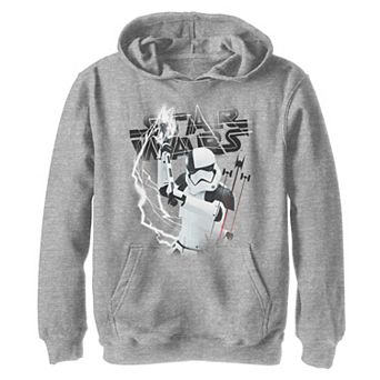 Boys 8-20 Star Wars Last Jedi Stormtrooper Electrical Logo Hoodie