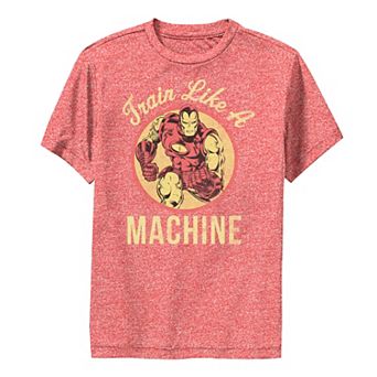 Boys 6-20 Marvel Iron Man Train Like a Machine Performance Tee