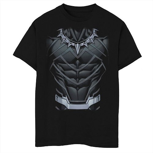 Boys 8 20 Marvel Black Panther Classic Suit Costume Graphic Tee