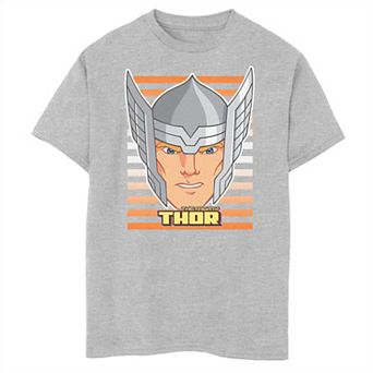 Boys 8-20 Marvel Avengers Assemble Thor Big Face Tee