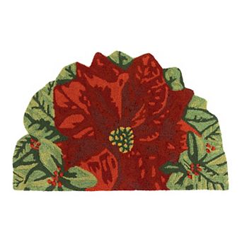 Liora Manne Front Porch Poinsettia Indoor Outdoor Rug