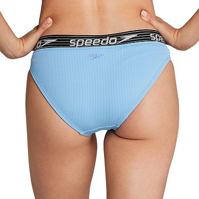 Women's Speedo Stripe Logo Bikini Bottom