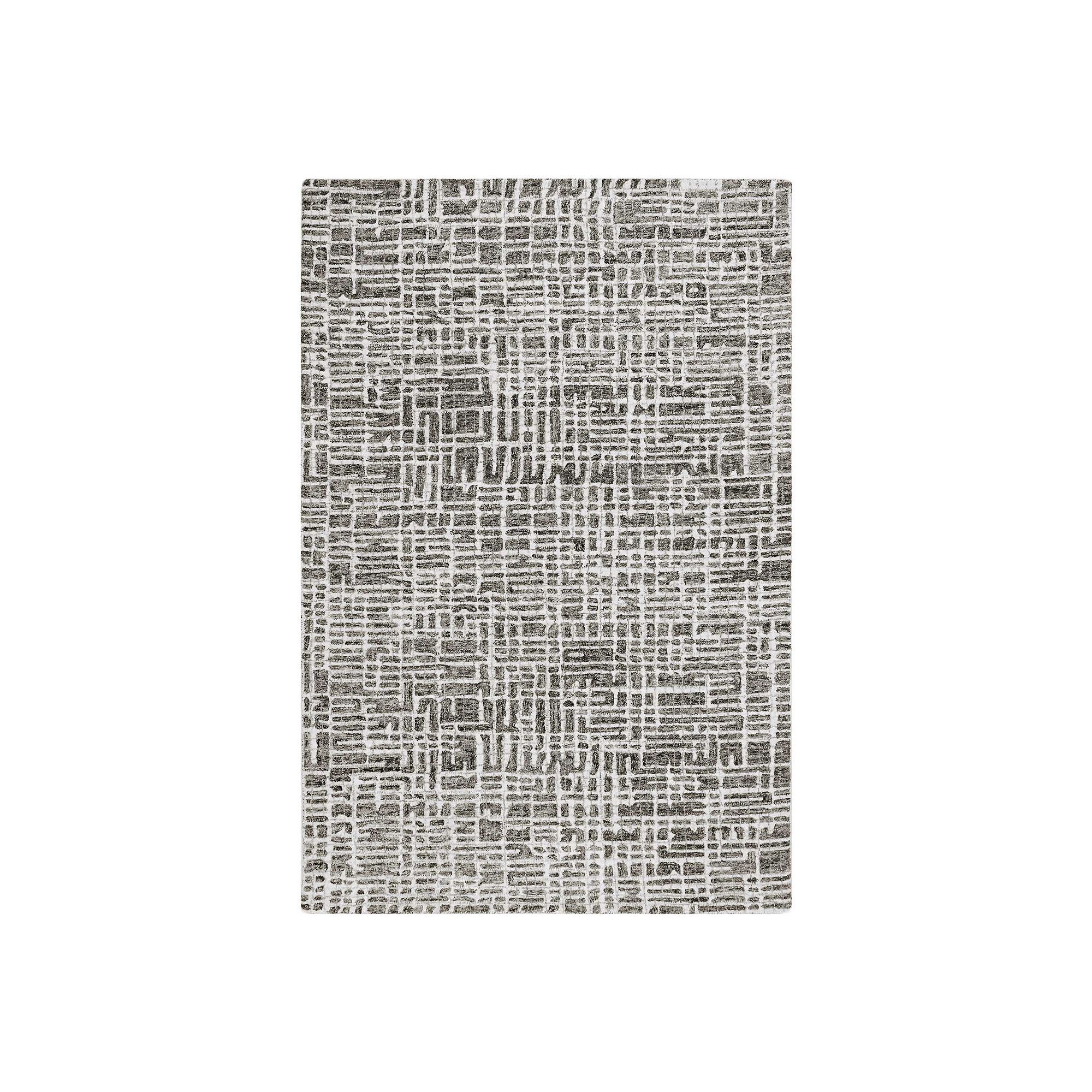 Liora Manne Savannah Grid Indoor Rug, Gray