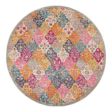 Nourison Passion Modern Quilt Multicolor Area Rug