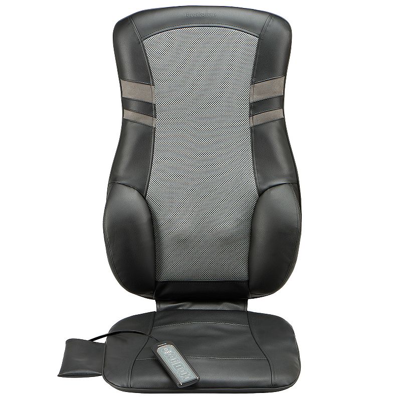 Brookstone C2.5 Cordless Shiatsu Massaging Seat Topper, Black