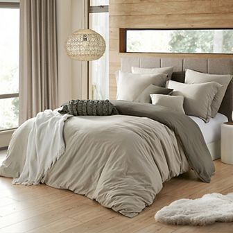 Swift Home Prewashed Microfiber Reversible Duvet Cover Set