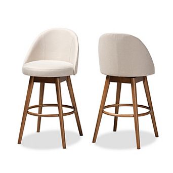 Baxton Studio Carra Bar Stool 2 pc Set
