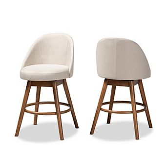 Baxton Studio Carra Counter Stool 2 pc Set