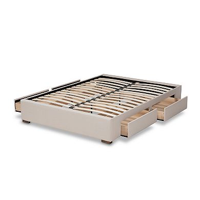 Baxton Studio Leni Queen/King Bed Frame