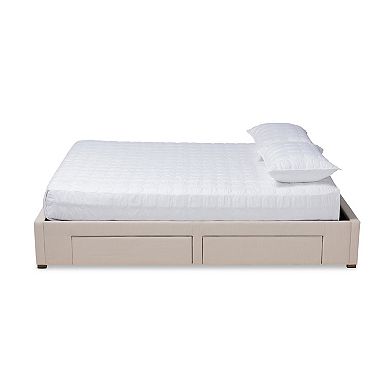 Baxton Studio Leni Queen/King Bed Frame