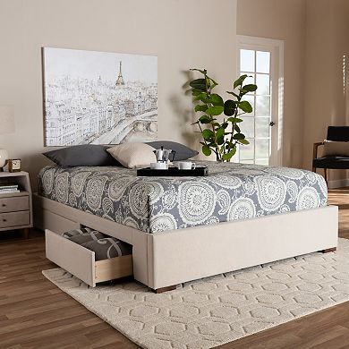 Baxton Studio Leni Queen/King Bed Frame