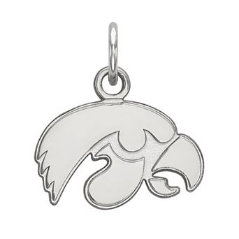 LogoArt 14K White Gold Iowa Hawkeyes XS Pendant