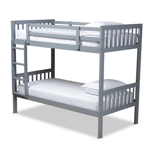 Baxton Studio Jude Twin Bunk Bed