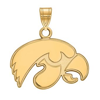 Women's 14k Yellow Gold Iowa Hawkeyes Small Pendant Charm
