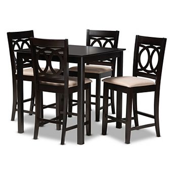 Baxton Studio Lenoir 5 pc Pub Set