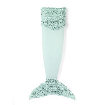 Lush Decor Mermaid Ruffle Sherpa Throw