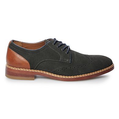 Sonoma Goods For Life® Walton Men's Suede Wingtip Oxford Shoes