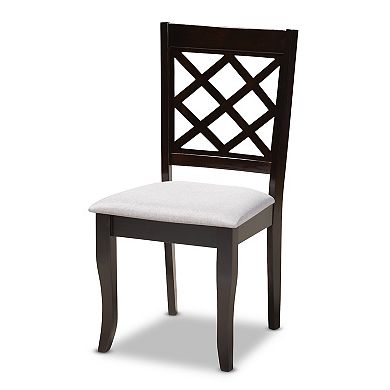Baxton Studio Verner Dining Chair 4-Piece Set