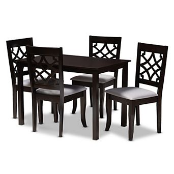 Baxton Studio Mael 5 pc Dining Set