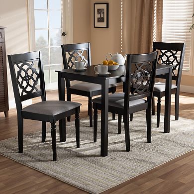 Baxton Studio Renaud 5-Piece Dining Set