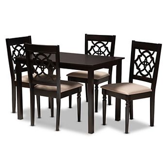 Baxton Studio Renaud 5 pc Dining Set