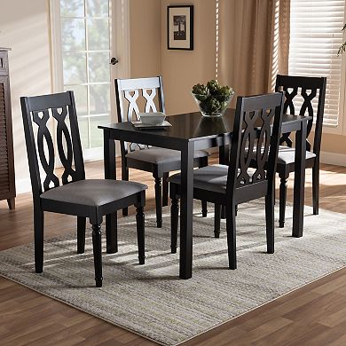 Baxton Studio Cherese 5-Piece Dining Set