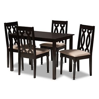 Baxton Studio Cherese 5 pc Dining Set