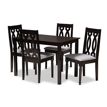 Baxton Studio Cherese 5 pc Dining Set