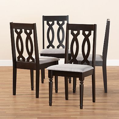 Baxton Studio Cherese Dining Chair 4-Piece Set