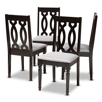Baxton Studio Cherese Dining Chair 4 pc Set