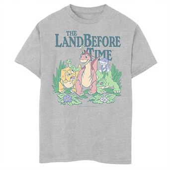 Boys 8-20 Land Before Time Pastel Dinosaur Friends Tee