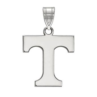LogoArt Tennessee Volunteers Sterling Silver Rhodium Plated Medium Pendant