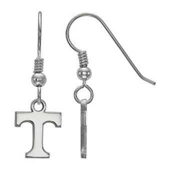 LogoArt Tennessee Volunteers Sterling Silver Rhodium Plated XS Dangle Earrings