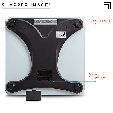 Sharper Image Digital Body Scale with LED & Bluetooth
