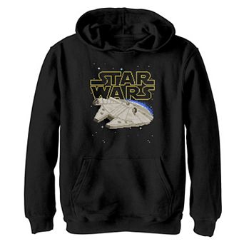 Boys 8-20 Star Wars Millennium Falcon 8-Bit Graphic Hoodie