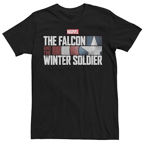 Men's Marvel Falcon And The Winter Soldier Logo Graphic Tee